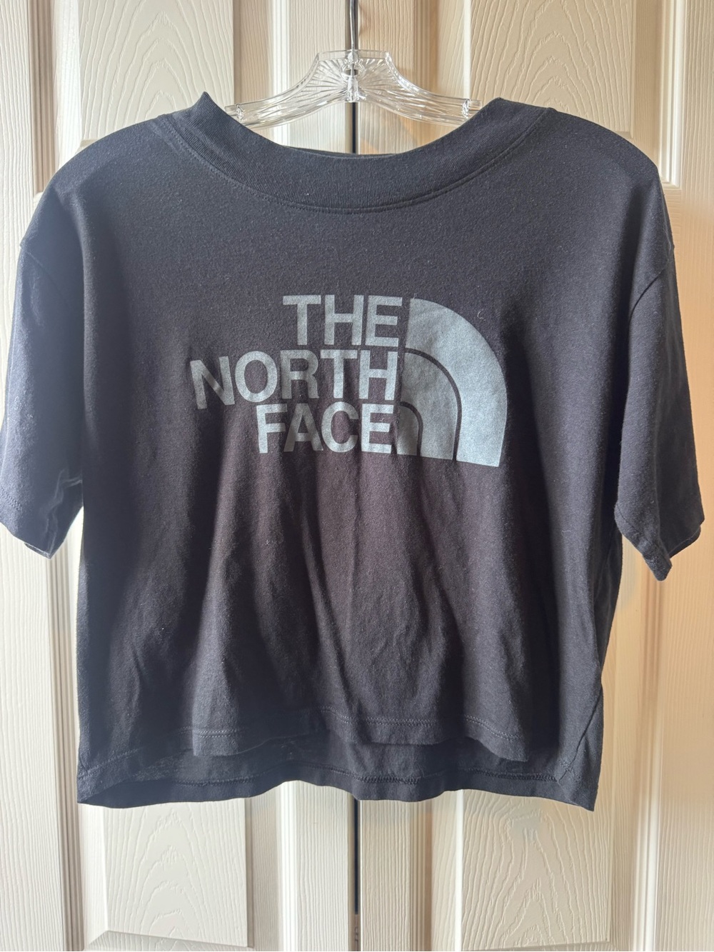 Cropped north face tee
